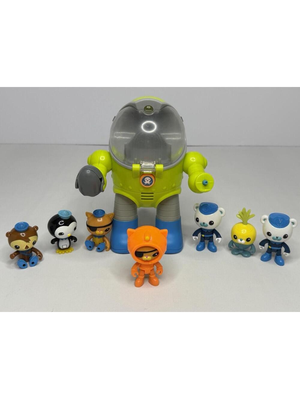 Fisher Price Octonauts 7 Figures + Octo Max Suit P63